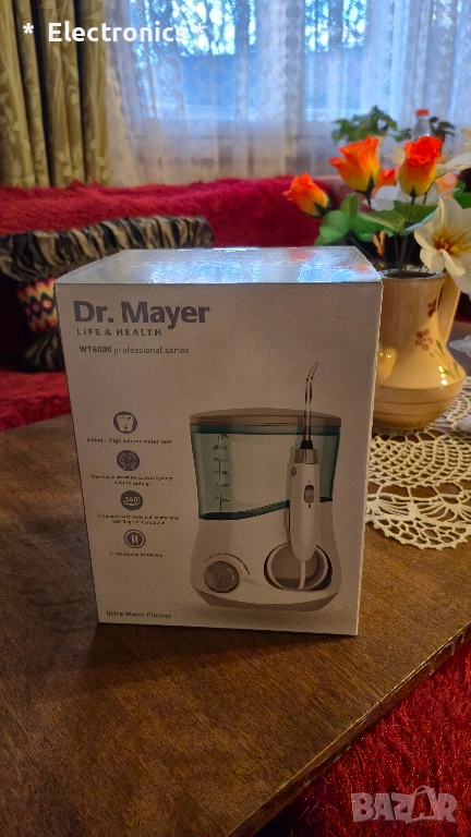 Зъбен душ Dr. Mayer WT6000, технологии One Touch и Multi Pulse, снимка 1