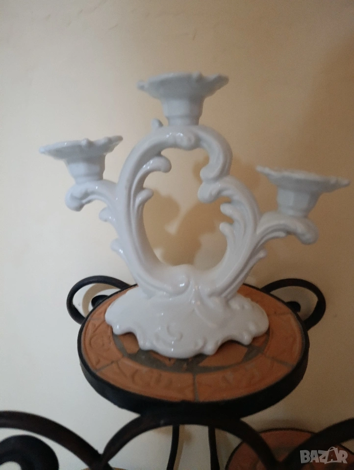 Порцеланов свещник, снимка 1