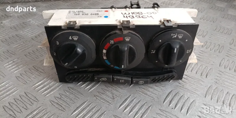 Панел климатик Mercedes A-Class W168 2000г.	, снимка 1