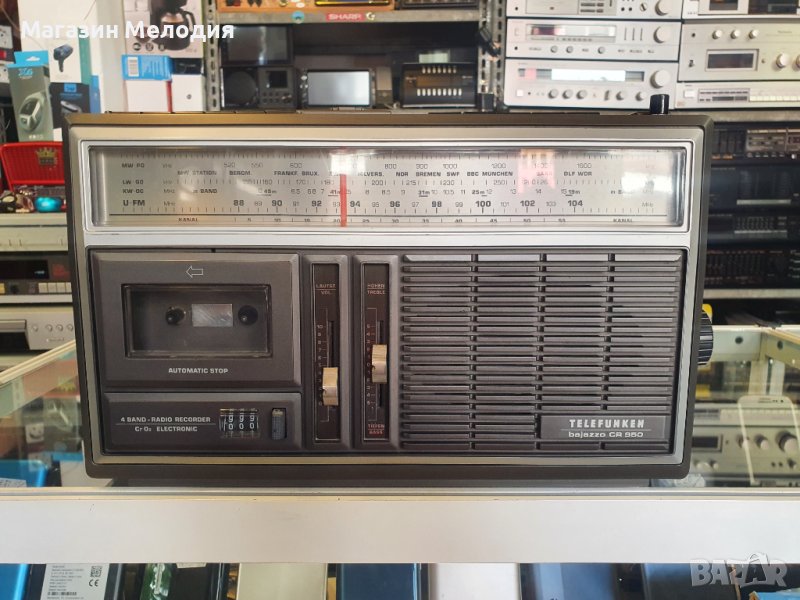 Радиокасетофон Telefunken bajazzo CR 950 В отлично техническо и визуално състояние. , снимка 1