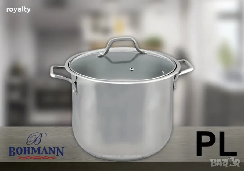 Тенджера Bohmann BH 3225 – 21 литра, Неръждаема стомана, Индукция, снимка 1