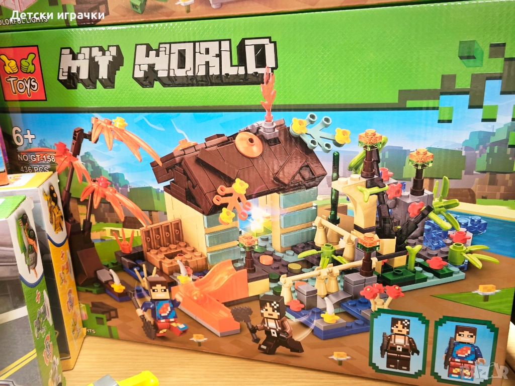Конструктор Майнкрафт My World 436ч, Лего 6+, снимка 1