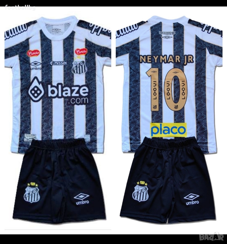 NEYMAR JR ❤️⚽️ детско юношеска футболни екипи SANTOS , снимка 1
