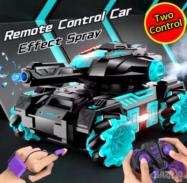 Реалистичен танк с дистанционно управление – Приключение за малки командири, снимка 1