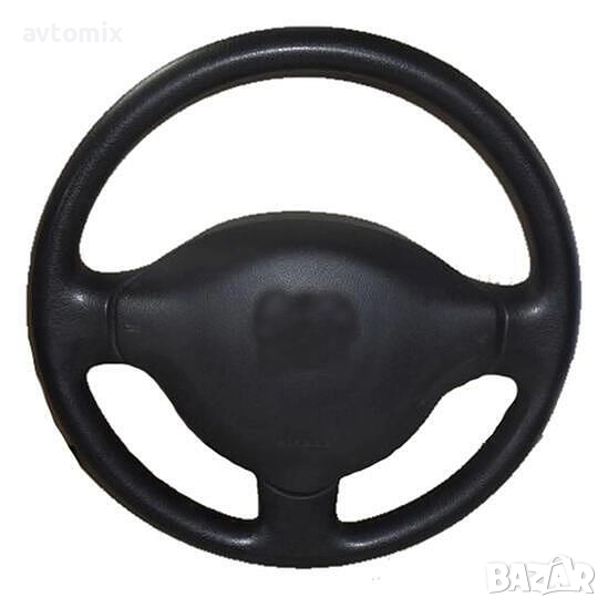 Кожен калъф за волан шиещ, Peugeot Partner, 2004-2011 г., снимка 1