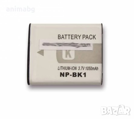 ANIMABG Батерия модел NP-BK1 за фотоапарати на Sony с капацитет 1050mAh 3.7V модели Cybershot DSC DS, снимка 1