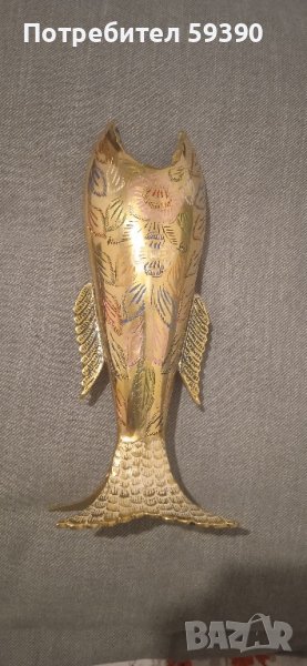 Месингова ваза, снимка 1