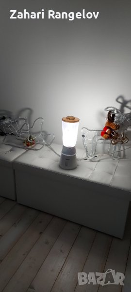 Лампа от Блендер с фасунка и LED крушка, снимка 1