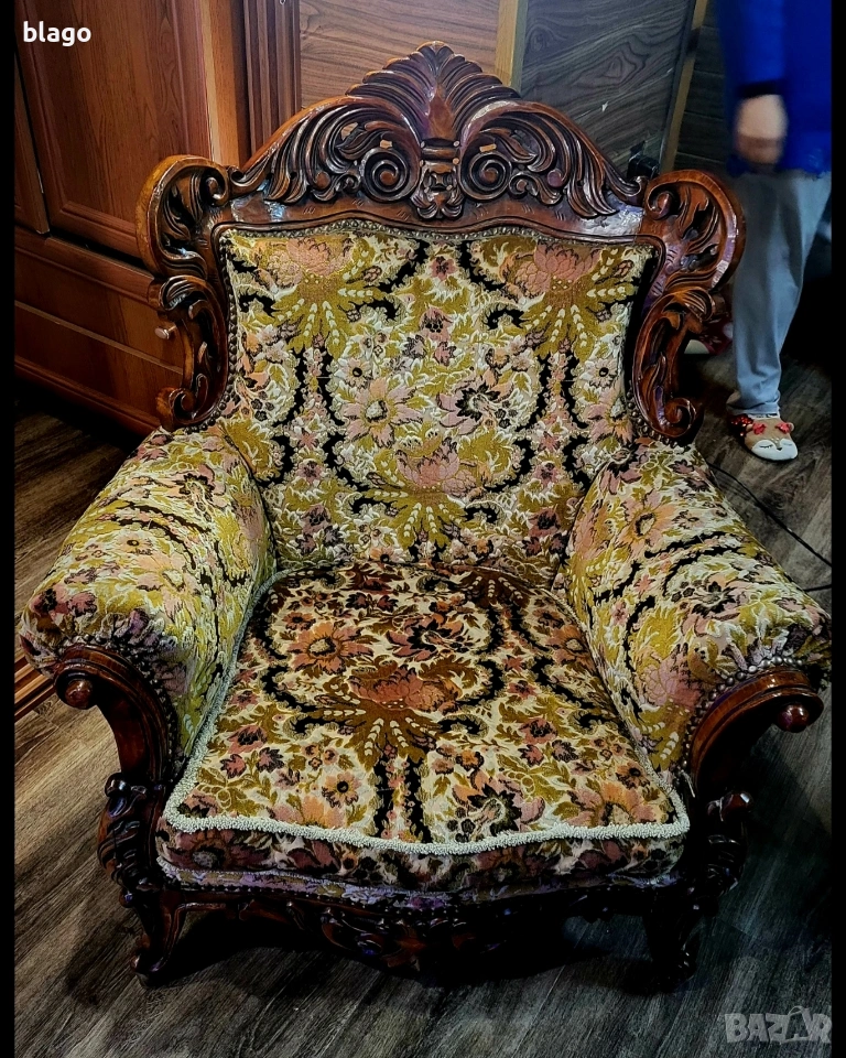 5 части барокова дърворезба , снимка 1