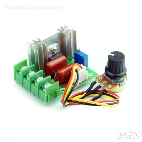 Регулатор на напрежение 2000W с кабел с потенциометър, снимка 1