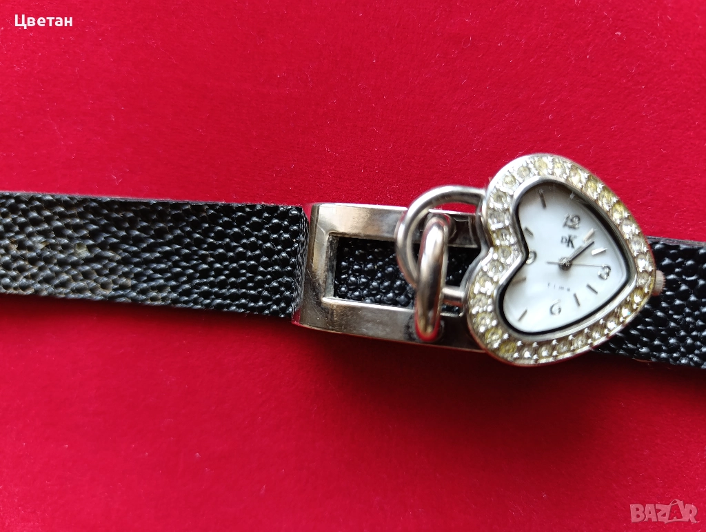 дамски часовник сърцевидна форма Daniel Klein DK Time, снимка 1