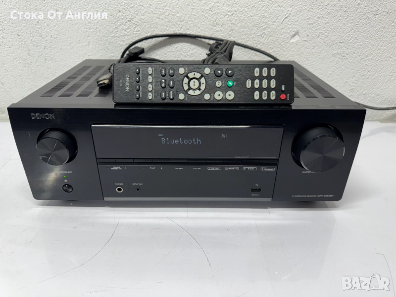 Ресийвър - Denon AVR-X550BT, Bluetooth, снимка 1