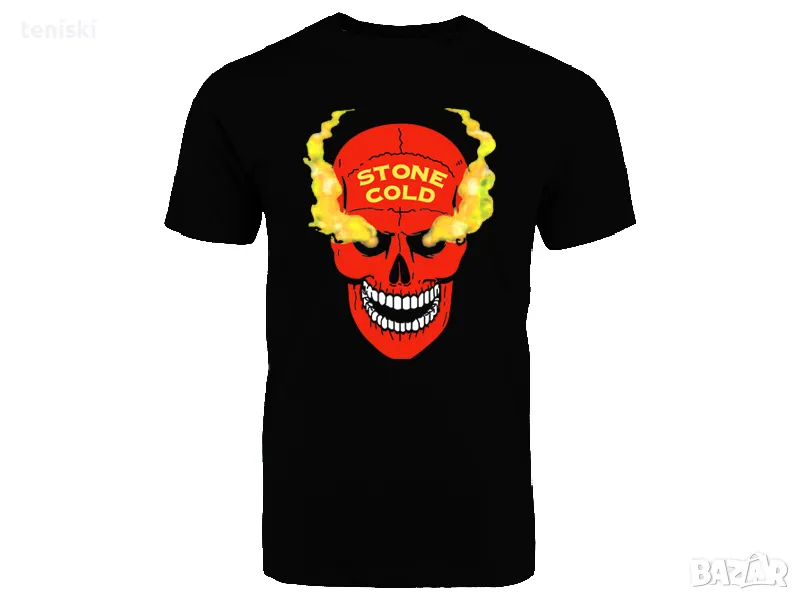  Тениска WWE кеч Stone Cold Steve Austin мъжки и детски , снимка 1