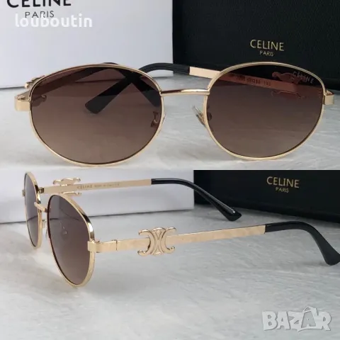 Celine 2024 дамски слънчеви очила елипса кръгли овални  два цвята , снимка 2 - Слънчеви и диоптрични очила - 47931570