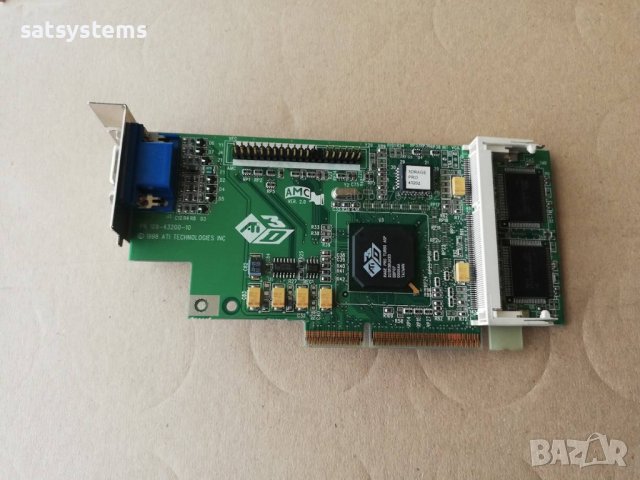 Видео карта ATI 3D Rage Pro Turbo 8MB AGP, снимка 1 - Видеокарти - 36876916