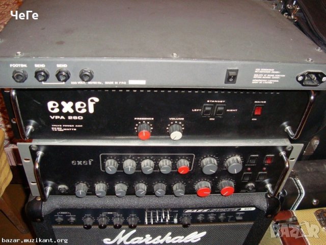 EXEF VPA260, All tube, лампов пауър амп, хай-клас, снимка 1 - Китари - 43055953