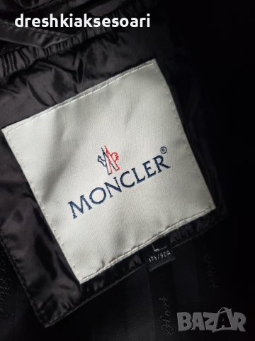 Страхотно Черно яке Moncler с гъши пух, снимка 4 - Якета - 43302610