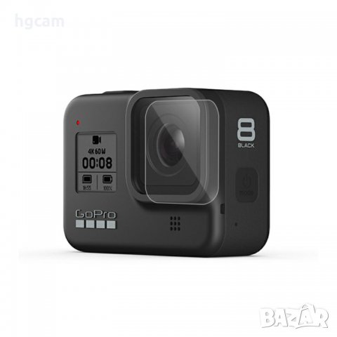 Стъклен протектор GARV™️ за GoPro Hero 8 BLACK, За екрана и обектива, снимка 2 - Камери - 27774292