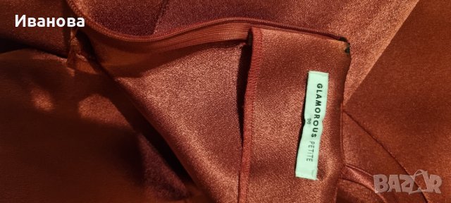 Елегантна червена рокля , снимка 5 - Рокли - 42979137