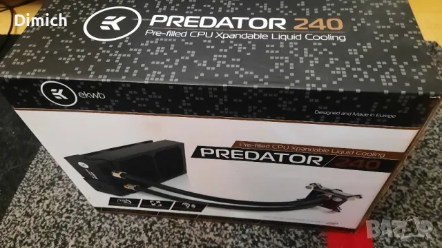 Видеокарта GTX 1070 + Водно охлаждане EK predator 240