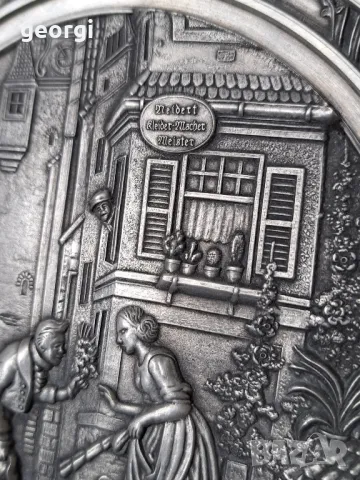 немска калаено пано за стена   19/1, снимка 3 - Декорация за дома - 49036814