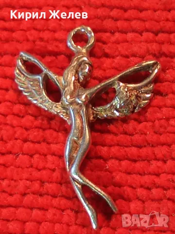 СРЕБЪРНА ФЕЯ СТАР ФИГУРАЛЕН СРЕБЪРЕН ПЕНДАНТ СРЕБРО ВИСОКА ПРОБА ХУДОЖЕСТВЕНА РЪЧНА РАБОТА 42289, снимка 11 - Антикварни и старинни предмети - 49734059