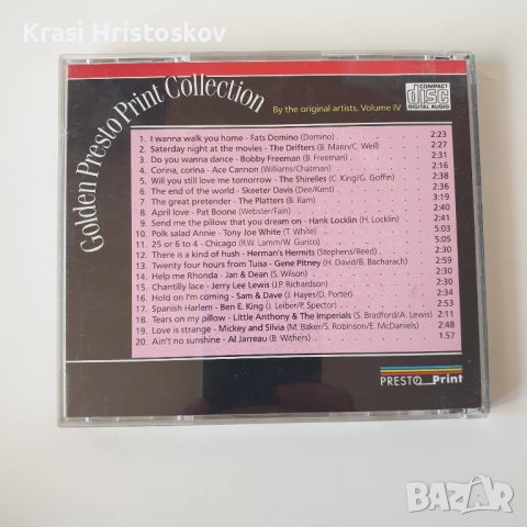 Golden Presto Print Collection - Volume I cd, снимка 3 - CD дискове - 43481267