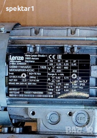Марков модул двигател с редуктор на линзе 30 об./Мин. 76 N/m, снимка 7 - Подемници - 43777263
