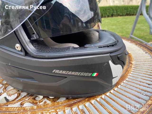 franzandesign scorpio helmet Italia каска за мотоциклет / мотор OPEN face с очила   -цена 100 лв - с, снимка 11 - Аксесоари и консумативи - 40730736