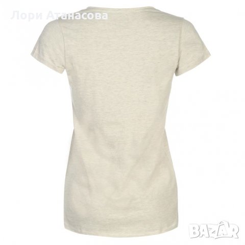 Лятна тениска екрю  Ocean Pacific с плажни и бродирани мотиви  , снимка 2 - Тениски - 28789727
