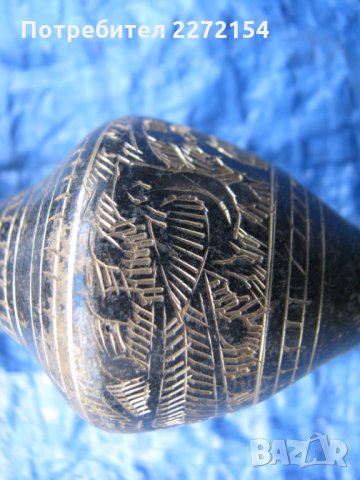 Месингова бронзова ваза-3бр, снимка 5 - Антикварни и старинни предмети - 28525601