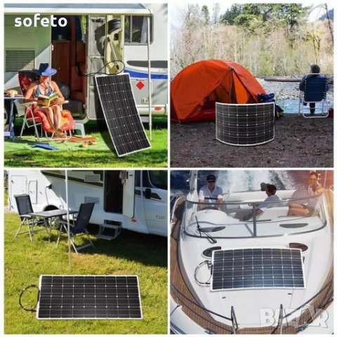 ПРОМО Гъвкав соларен панел  слънчев колектор каравана , снимка 2 - Къмпинг мебели - 28374435