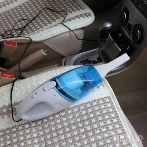 Преносима мини автомобилна прахосмукачка за сухо и мокро почистване