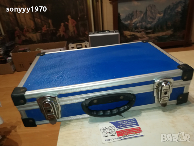 VARO ALUMINIUM-КУФАР ЗА АУДИО ЦЕННОСТИ ИНСТРУМЕНТИ 2403241020L, снимка 2 - Куфари с инструменти - 44920541