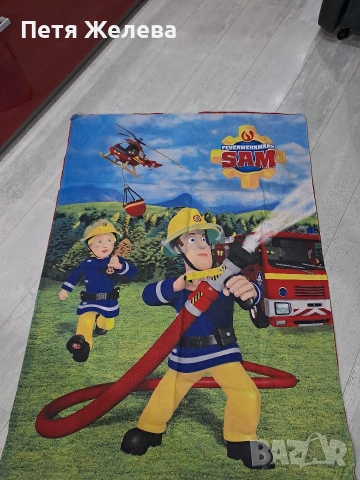Детско спално бельо SAM FEUERWEHRMANN/оргинален/-100% памук 