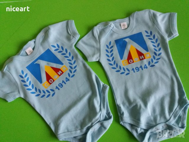 Комплект за баща и бебе Левски София, снимка 6 - Тениски - 34135247