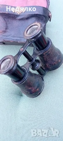Немски бинокъл с калъф,ПСВ,1915г, снимка 3 - Антикварни и старинни предмети - 48743588