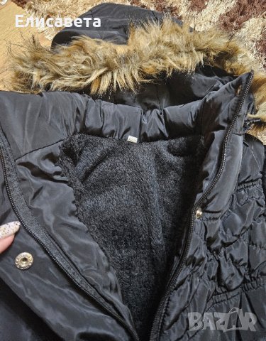 Детско зимно дебело яке в черен цвят , снимка 3 - Детски якета и елеци - 43172137