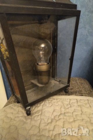 Страхотен фенер мед месинг ръчна изработка НАМАЛЕНИЕ, снимка 7 - Антикварни и старинни предмети - 33445460