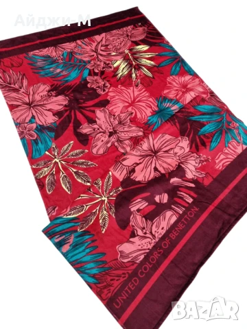 Плажни Кърпи Бенетон, снимка 12 - Хавлиени кърпи - 24425911