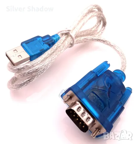 Преходник от USB 2.0 към 9 пина с кабел, снимка 1