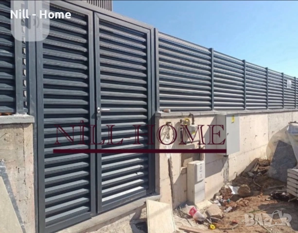 Ограда ( тип щора ) ЛАМЕЛИ/ПАНА/ВРАТИ/СТЪЛБОВЕ/АНТРАЦИД, снимка 13 - Огради и мрежи - 52745976