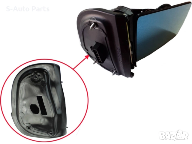 Комплект за странично огледало на Mercedes S-Class W140 Facelift (1994-1998) Дясна страна, снимка 7 - Части - 52933570