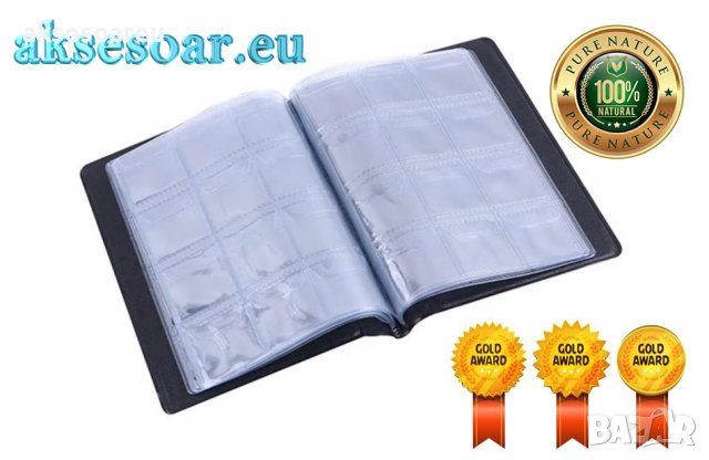  Джобен класьор руски кожен албум за монети книга 120 джобчета за колекции съхранение Калъф албуми к, снимка 3 - Нумизматика и бонистика - 38250715