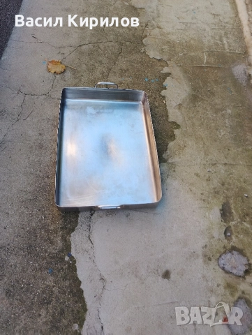 Тава Хром Силистра от соца 40см на 60см на 8см дълбочина 