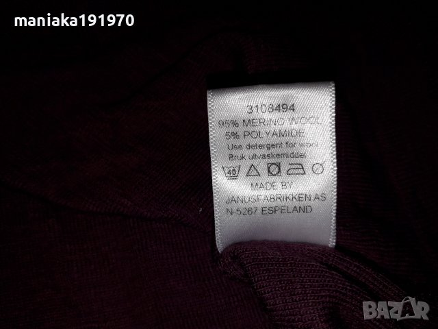 Janus Merino Wool (XL) дамска термо блуза мерино, снимка 5 - Спортни екипи - 37893072