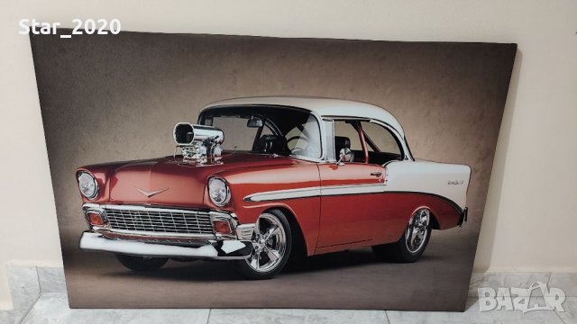 Светеща картина с LED осветление - Cadillac 2 , снимка 1