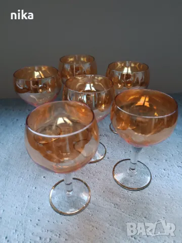 Сервиз от 6 ретро нови чаши - нови, снимка 4 - Чаши - 48498088