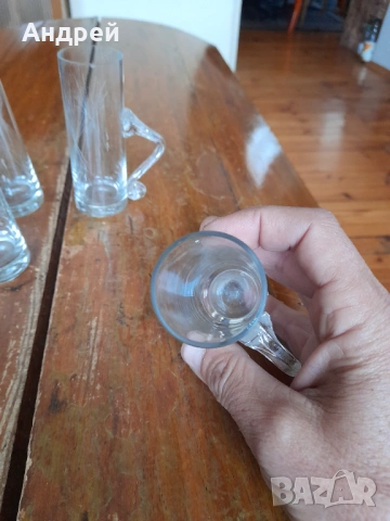 Стари стъклени чаши #5, снимка 3 - Други ценни предмети - 53099172