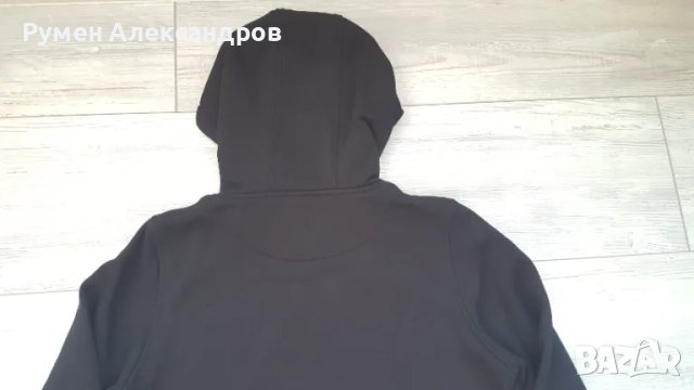 Мъжки черен ватиран суитшърт с качулка  TUPAC размер S, снимка 10 - Суичъри - 49666605
